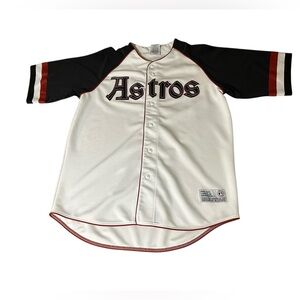 True Fan Men Houston Astros Jersey Sz Large